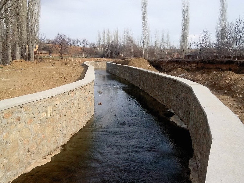 Erzurum taşkın koruma ve gölet sulama hizmetleri.
